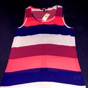 NWT Express Tank Blouse w/ Open Back